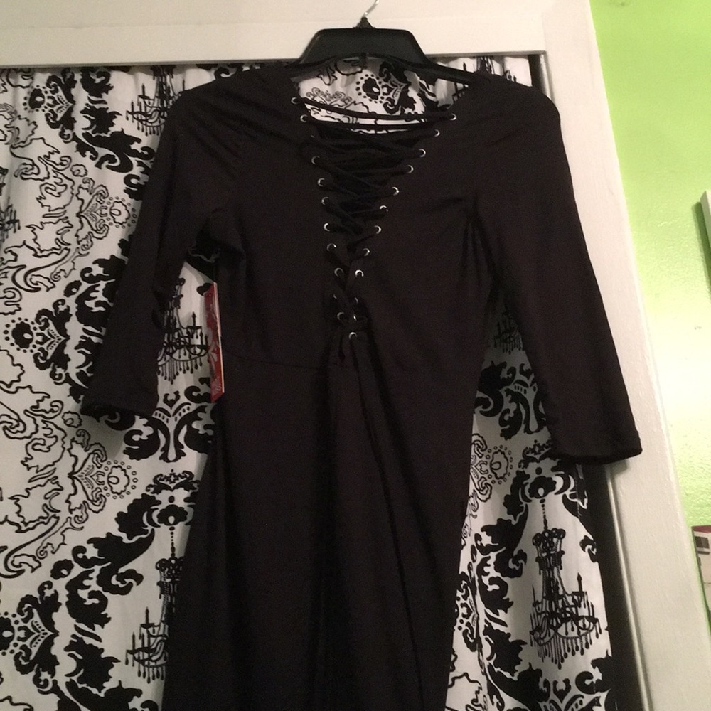 black dress